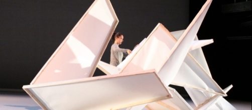 Laura focuses on the topic of failure in her latest performance. / Photo via Steven Schreiber Photography, used with permission.