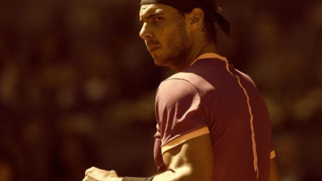 Rafa Nadal impegnato oggi in un incontro Roland Garros (fonte eurosport)