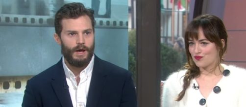 Fifty Shades' Jamie Dornan, Dakota Johnson / photo screencap from Today via Youtube