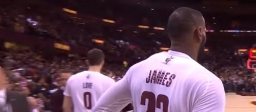 Lebron James after a game 4 win against the Warriors looking ahead to game 5 (Credits: Ximo Pierto Youtube Channel)