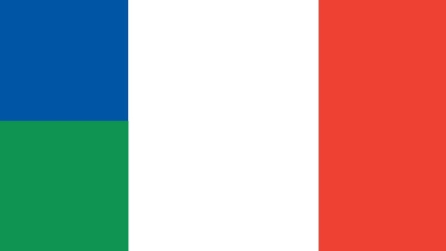 bandiera italiana + bandiera francese
