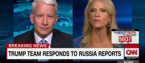 Kellyanne Conway allegedly mocked White House staff. Photo via Very Fake News, YouTube.