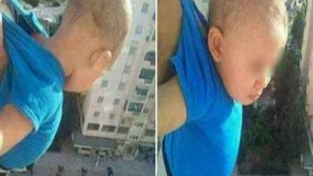 ricerca di notoriet&agrave; su Facebook, sospende un bambino nel vuoto e ... - informazione.it