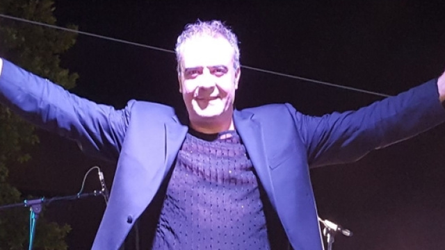 Il bravissimo Nicola Giosu&egrave; sul palco