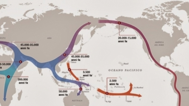 La diffusione dell'homo sapiens