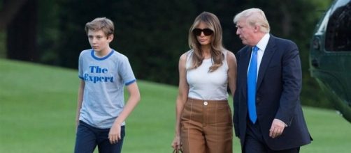 Barron Trump wears a J.Crew $29.50 t-show - Photo: Blasting News Library - nbcnews.com
