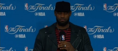 Image via: Youtube screenshot (channel: NBA) #LeBronJames #NBAFinals