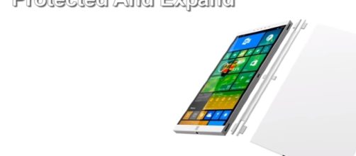 MicroSoft Surface Phone 2017 / screencap from Science and knowledge via Youtube