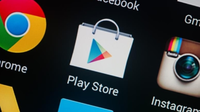 Google Play store, con tante applicazioni da scaricare gratuitamente o a pagamento