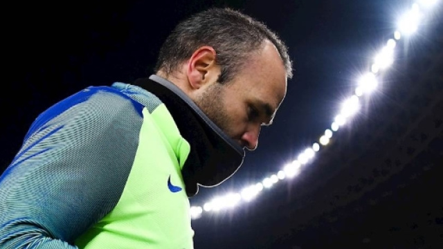Il fuoriclasse spagnolo del Barcellona, Andres Iniesta