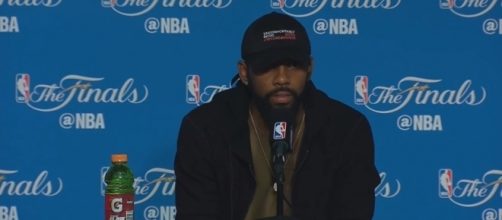 Image via: Youtube screenshot (channel: NBA Finals) #KyrieIrving #NBAFinals