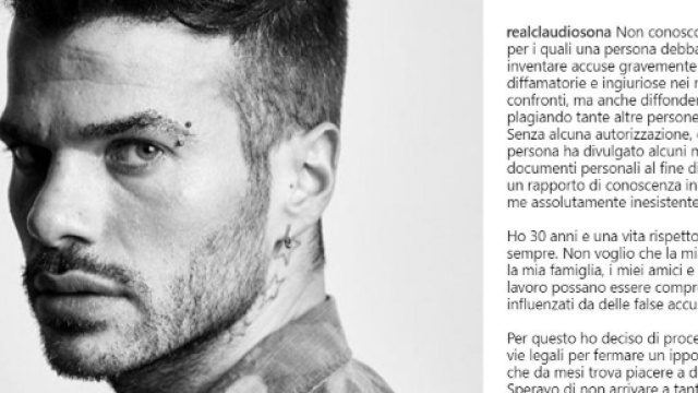 Claudio Sona pronto a difendersi in tribunale per diffamazione - ilblogdiuominiedonne.net