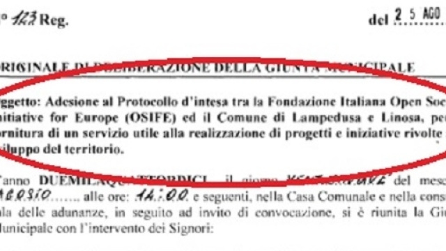 Il protocollo d'intesa tra l'amministrazione Nicolini e la Fondazione Open Society di George Soros