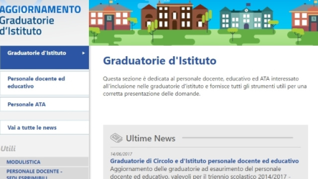 inserimento graduatorie terza fascia