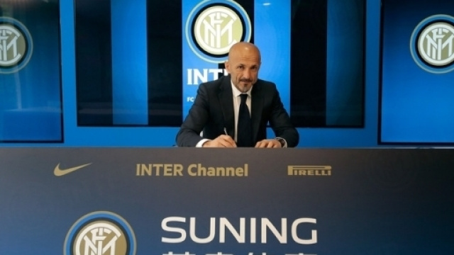 Spalletti annunciato dall'Inter (foto presa dal sito ufficiale Inter.it)