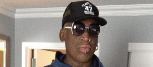 Dennis Rodman brought gift bags for Kim Jong-Un in his latest visit to North Korea Source: Dennis Rodman/Twitter