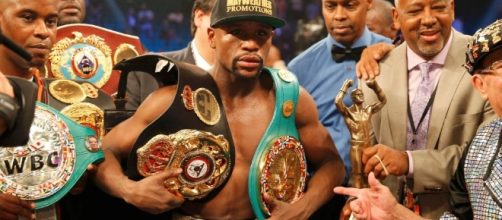 Undefeated Amrican boxer Floyd Mayweather Jr.