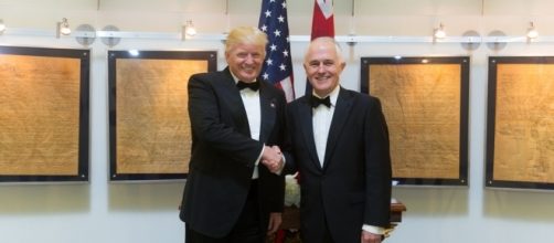 U.S president Donald Trump and Australian PM Malcolm Turnbull met for a bilateral talk. (Wikimedia/Shealah Craighead)