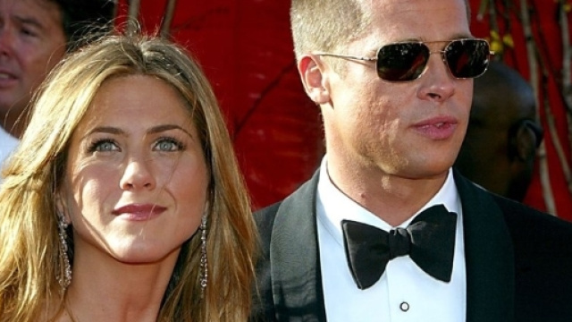 Brad Pitt e Jennifer Aniston insieme quando erano marito e moglie