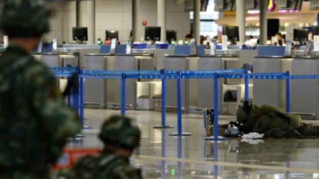 Explosion &agrave; l'a&eacute;roport de Shanghai, quatre bless&eacute;s