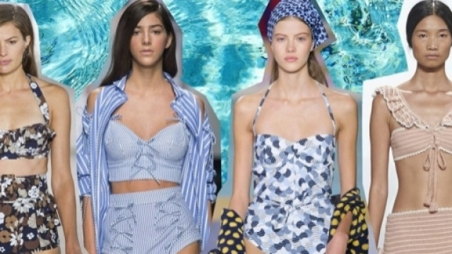 Moda mare 2017: i costumi da bagno di tendenza visti alle sfilate - tratto da: elle.it