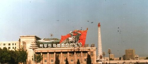 Pyongyang, Juche Tower, North Korea (wikimedia Derzsi Elekes Andor)