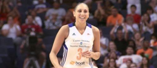 The Mercury's Diana Taurasi is just 29 points away from taking over the WNBA all-time points scored record. [Image via YouTube/WNBA]