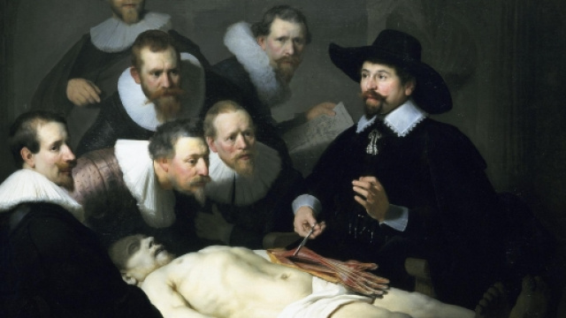 The Anatomy Lesson of Dr. Nicolaes Tulp - 1632, Rembrandt CC BY