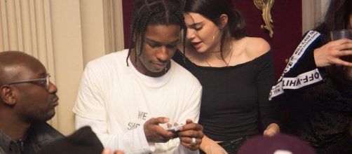 Kendall Jenner and A$AP Rocky cosy up at Heritage in Paris | Daily ... - dailymail.co.uk