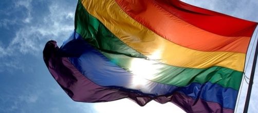 The original design of the rainbow flag (Picture by Ludovic Bertron via Flickr).