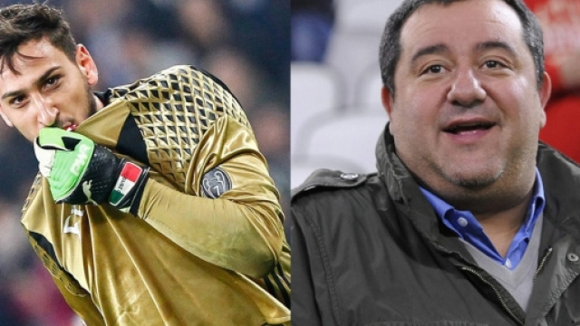 Donnarumma e il suo procuratore Mino Raiola