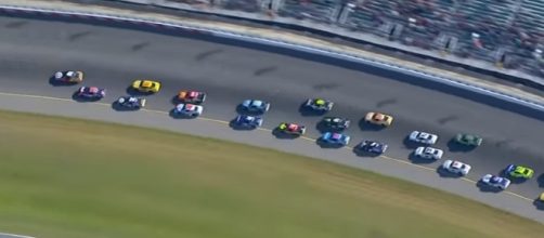 Larson wins at NASCAR Michigan/ Screencap Fox Sports via Youtube