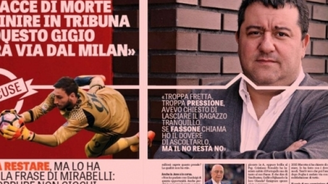 Donnarumma voleva reastare: lo dice Mino Raiola