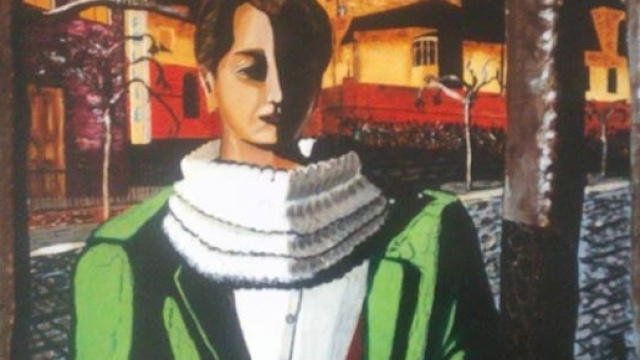 Locandina della mostra di Giuseppe Groppuso