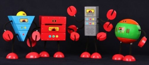 The Pre-Bots are designed to look like cute and colorful robots that have interchangeable parts. / Photo via Roderick Lowe, used with permission.