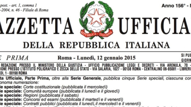 Gazzetta Ufficiale della Repubblica Italiana