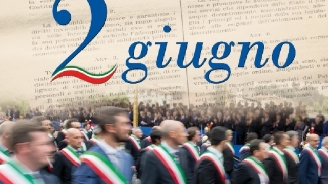 Il manifesto della celebrazione della Festa della Repubblica