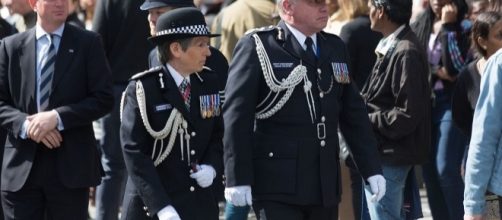 Cressida Dick at funeral. / Image by Katie Chan, Wikimedia:https://commons.wikimedia.org/wiki/File:Keith_Palmer's_funeral_(007).jpg, CC BY-SA 4.0