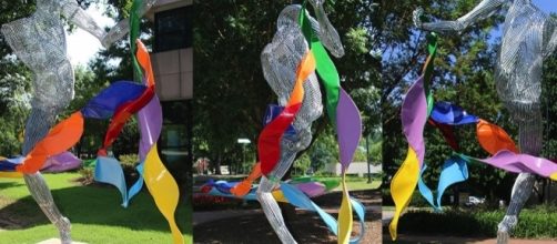 Jack's work celebrates the human form in flux. / Photo via Jack Howard-Potter, used with permission.