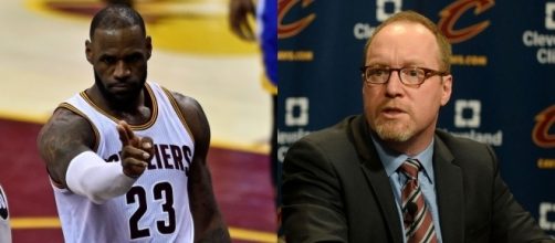 LeBron not happy to see Griffin go... - www.facebook.com/MJOAdmin