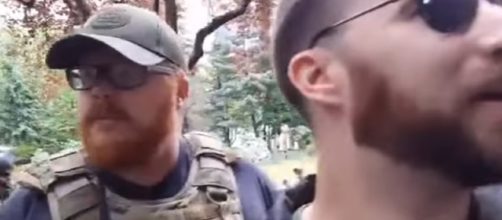 Pro Trump Supporters Burn Antifa Flag/ Screencap from presidenttrump via Youtube