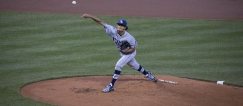 The Rays are tied with the Minnesota Twins for the second wild card spot. [Image via Flickr/Chris Archer]