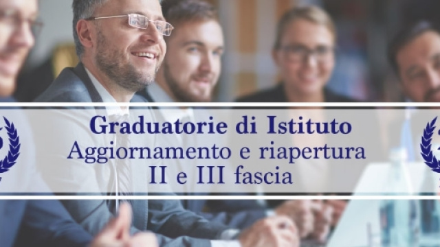 Graduatorie di istituto - Aggiornamento e riapertura II e III ... - arcadiascuola.it