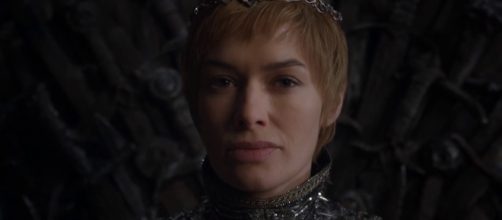 Cersei Lannister on the Iron Throne