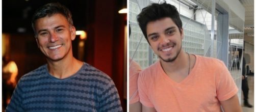 Leonardo Vieira (&agrave; esquerda) e Rodrigo Simas