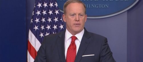 Sean Spicer's weight problem became viral. Photo via Inside Edition, YouTube.