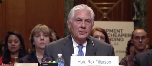 Secretary of State Rex Tillerson at budget hearing in June. / Image screenshot by SenatorDurbin via YouTube:https://youtu.be/JS3FnW0jHkQ