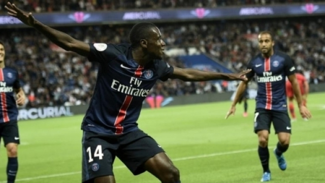 L'esultanza di Matuidi, interessato a Juventus e Milan