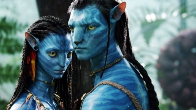 Zoe Saldana e Sam Worthington protagonisti di Avatar