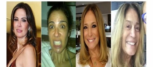 Apar&ecirc;ncia das famosas sem o uso de maquiagem